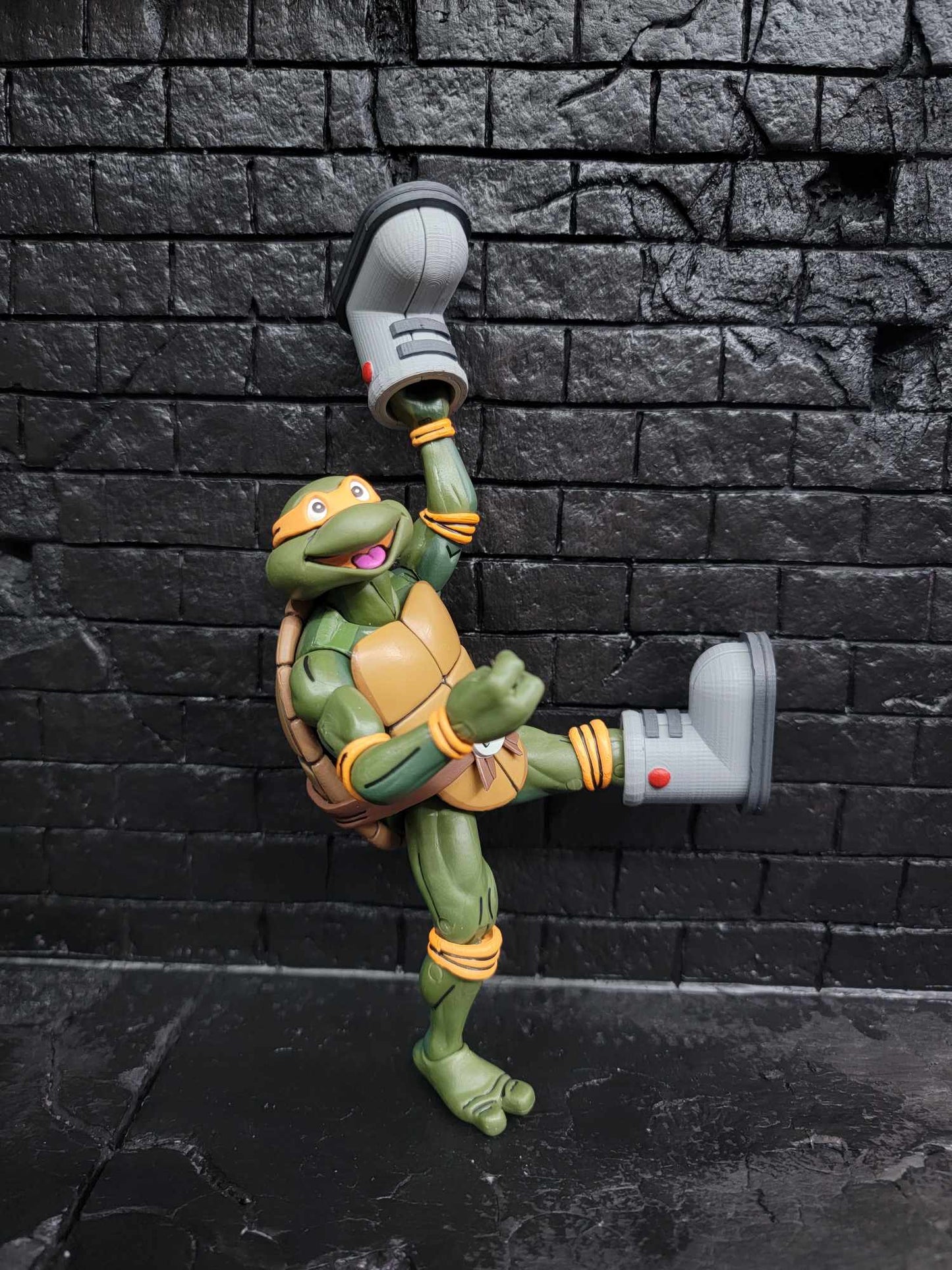 Anti-Gravity Boots for Neca TMNT Toon Line