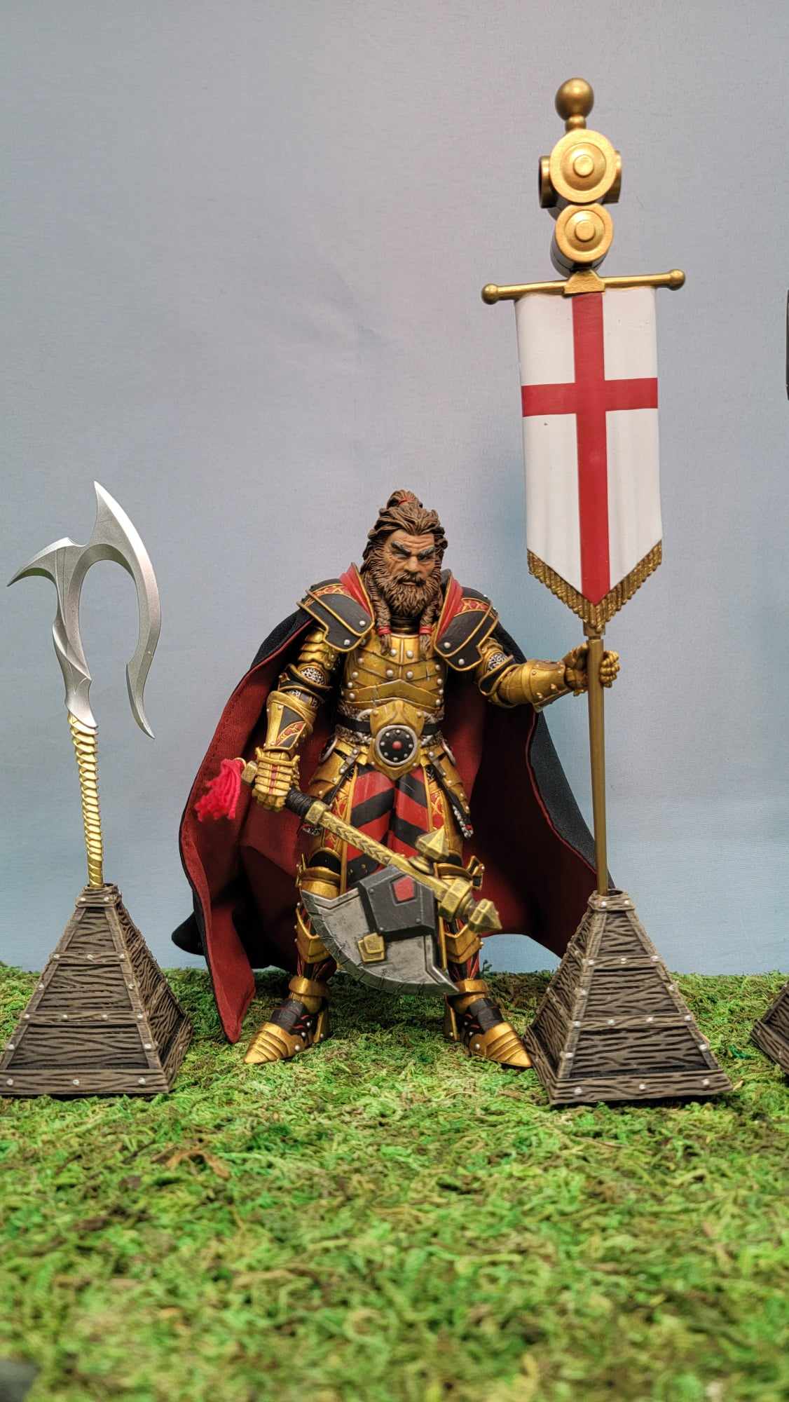 1/12 Medieval Flag/ Weapon Holder