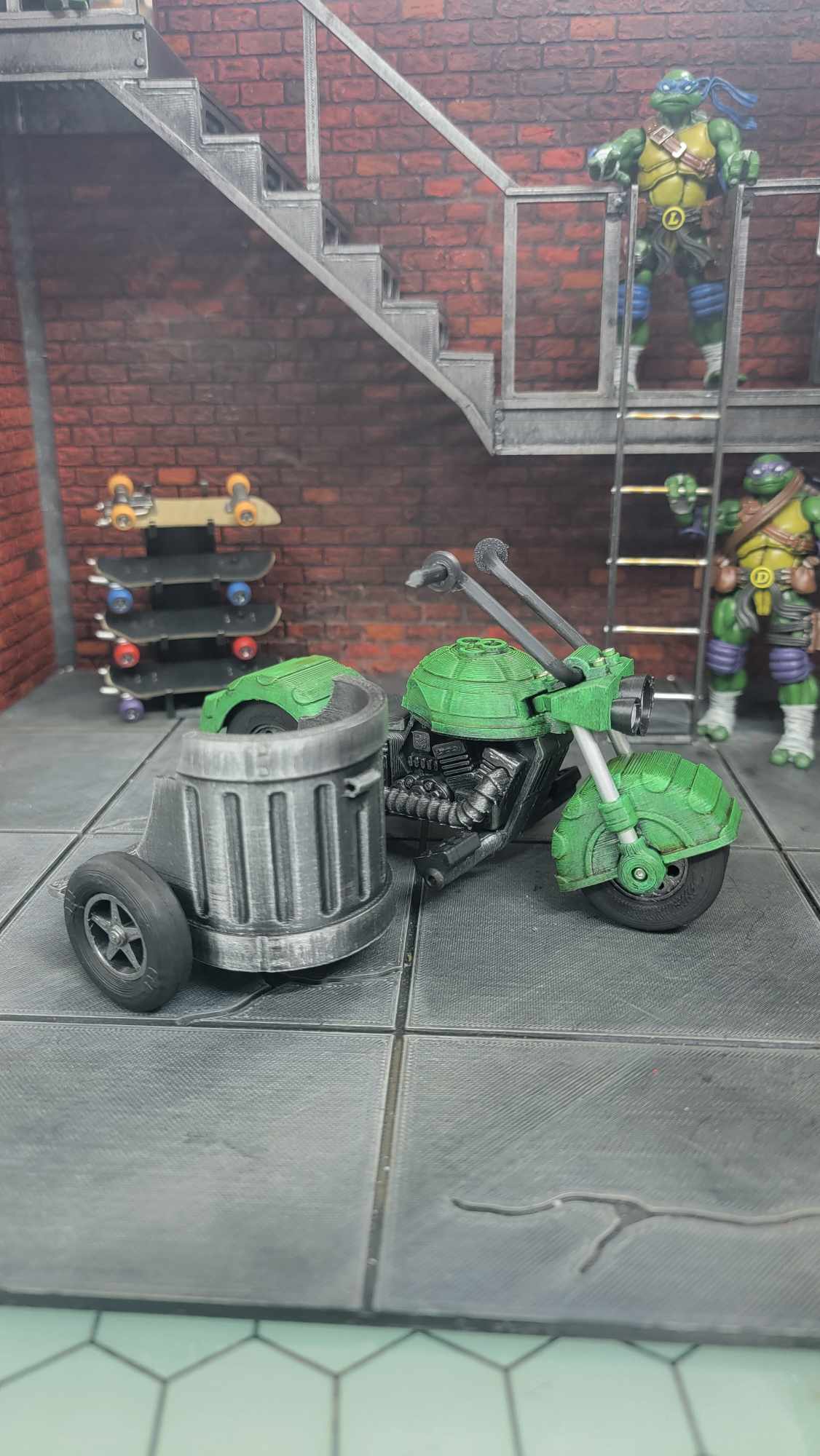 TMNT Joytoy Style Turtle Cycle