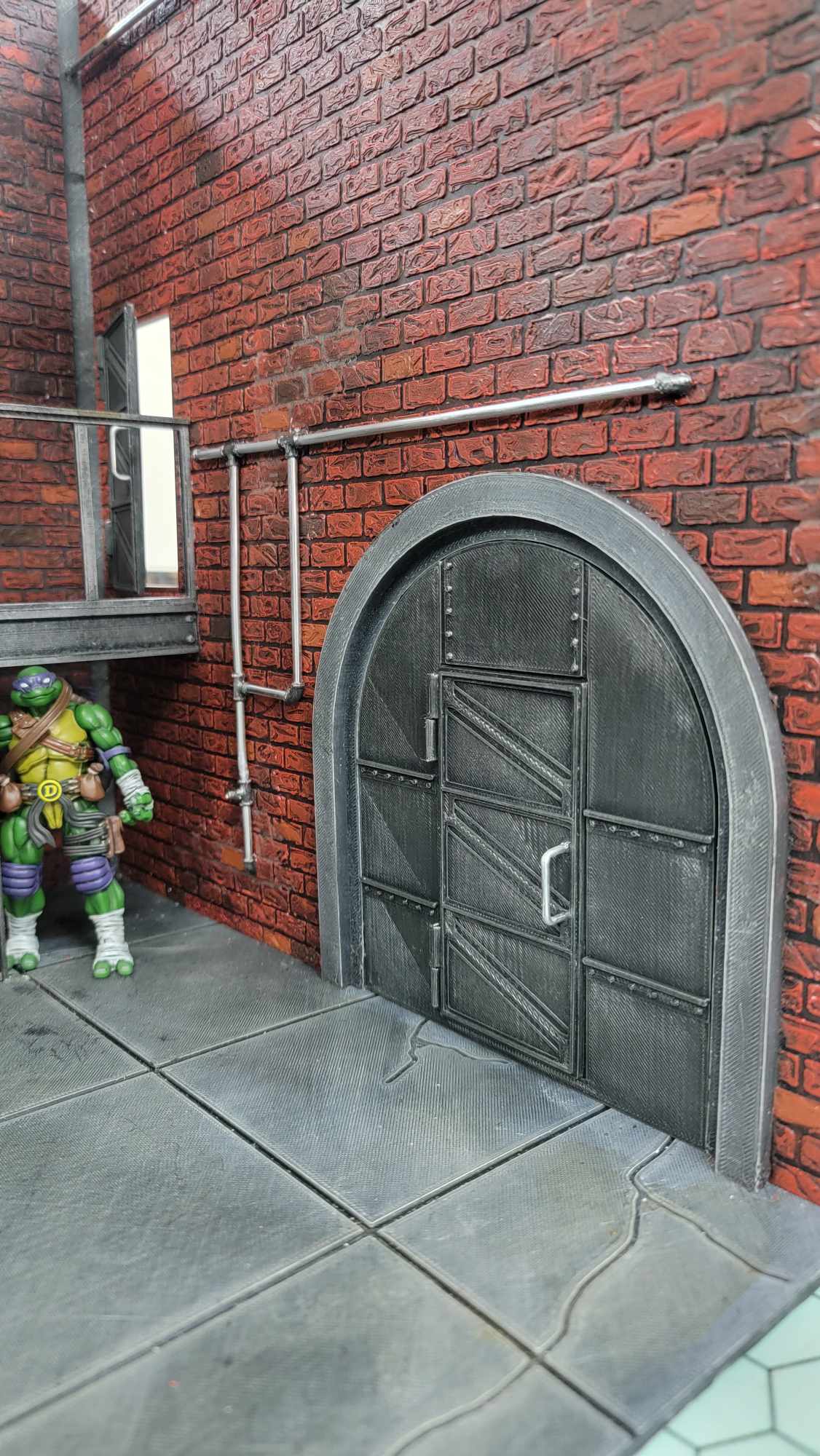 TMNT JoyToy Style 1/18 Diorama $325 (down Payment)