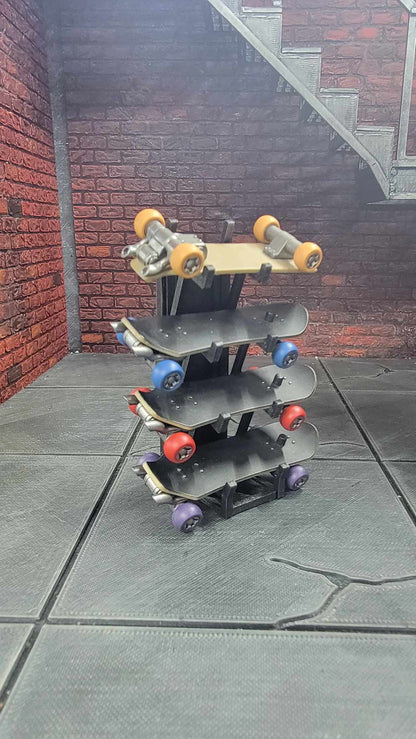 TMNT JoyToy Style Skateboard Rack