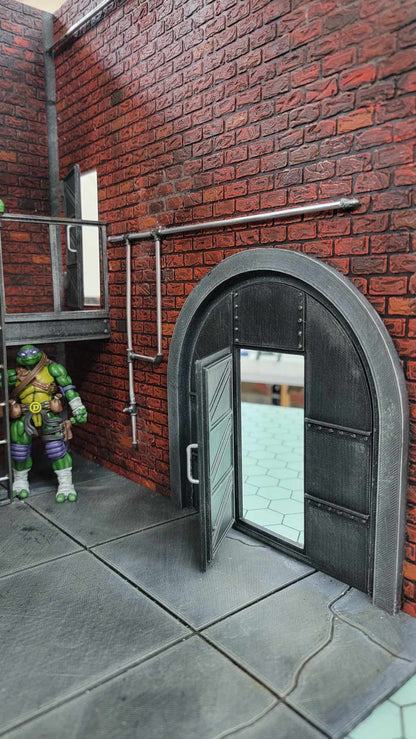 TMNT JoyToy Style 1/18 Diorama $325 (down Payment)