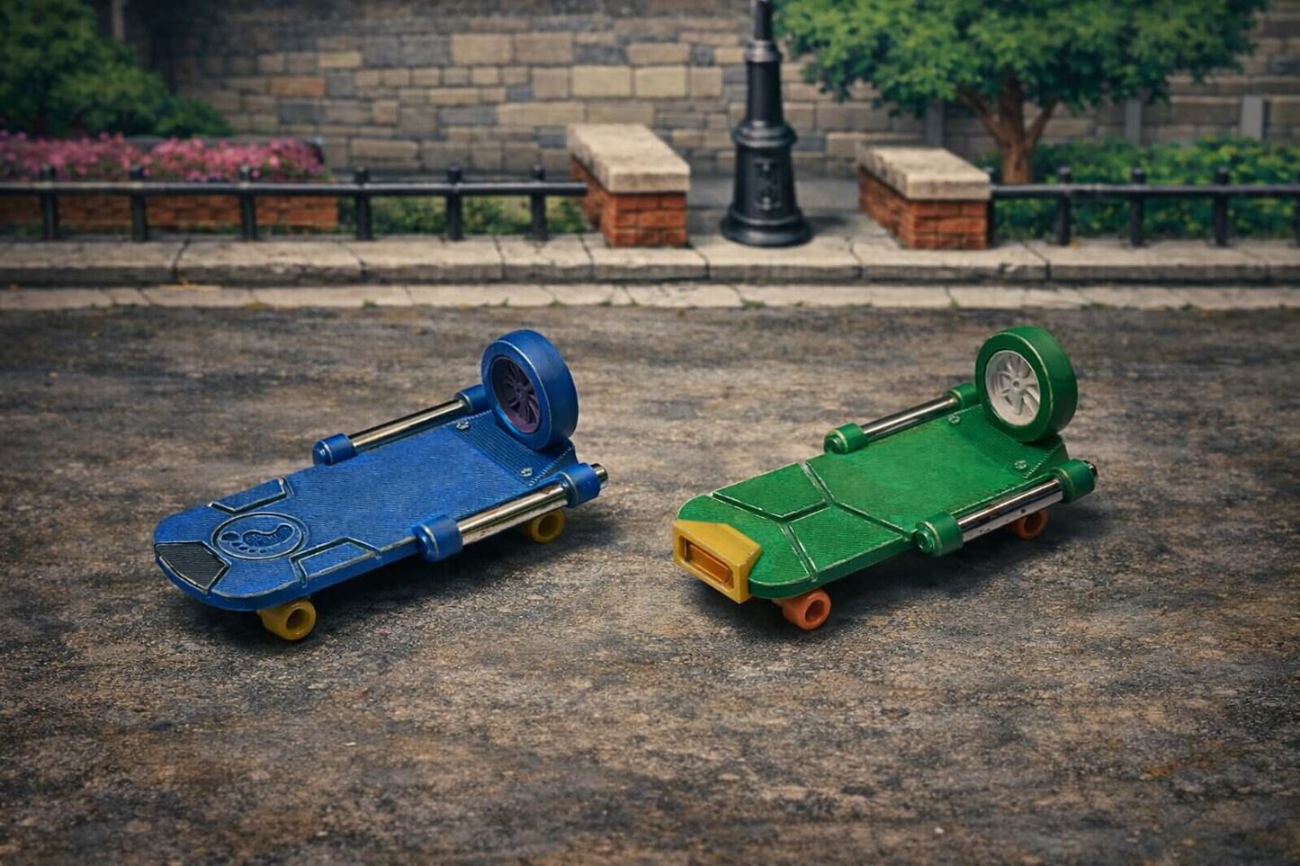 .TMNT Joytoy Style CheapSkate Skateboard